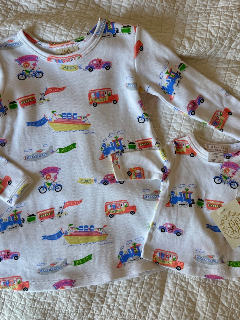 TBBC Happy Travels 18/24 Polly Play Dress & Dolly Dress NWT